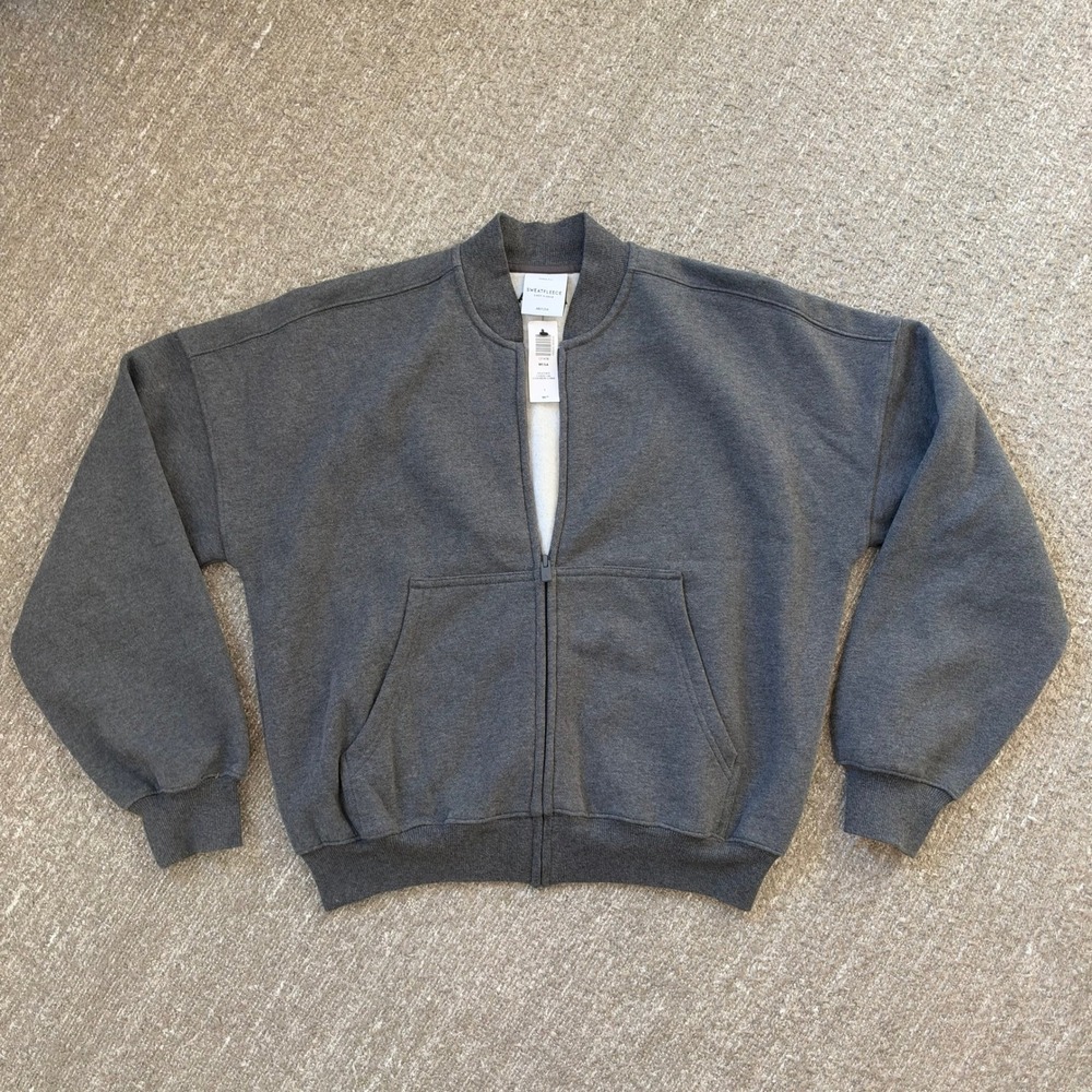 Aritzia Sweatfleece Cozy Fleece Mega Zip Bomber